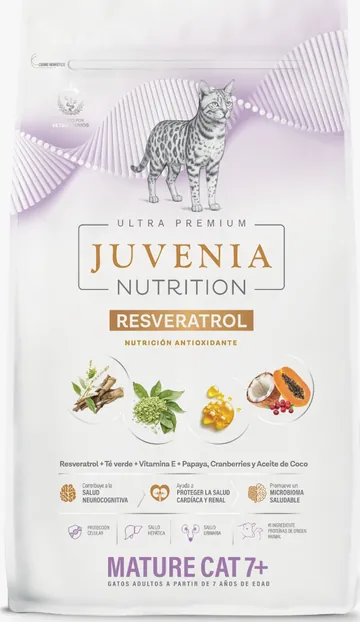 Bolsa de Juvenia Mature Cat 7+ para gatos desde los 7 años